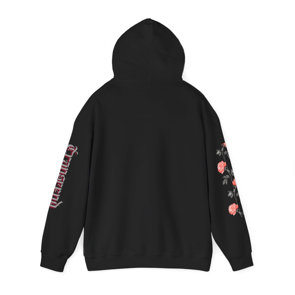 Love Everyone Gothic Graphic Transcend Hoodie Sweatshirt (Unisex) Black