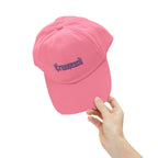 Transcend Gothic Graphic Blackletter Font Distressed Cap (Unisex) True Pink
