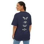 Progress Over Perfection Graphic Oversized Boxy T-Shirt (Unisex) Navy