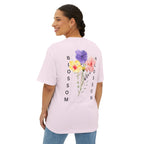 Blossom Floral Tee Shirt Transcend Graphic Oversized Shirt (Unisex) Soft Pink