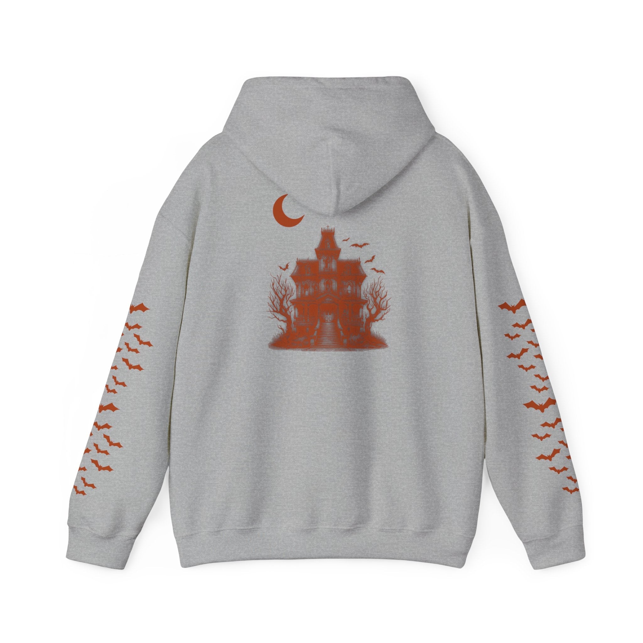 Haunted Manor Transcend Hooded Sweatshirt (Unisex) Sport Grey