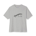 Progress Over Perfection Graphic Oversized Boxy T-Shirt (Unisex) Athletic Grey