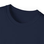 Transcend CO. Premium Tee Ultra Cotton Graphic T-Shirt (Unisex) Navy