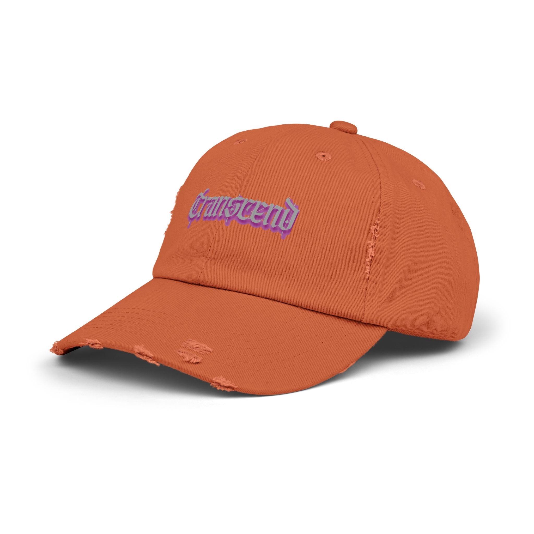 Transcend Gothic Graphic Blackletter Font Distressed Cap (Unisex) Burnt Orange