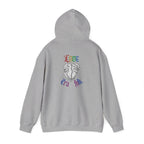 Love Transfolk Gothic Grunge Graphic Transcend Hoodie (Unisex) Sport Gray