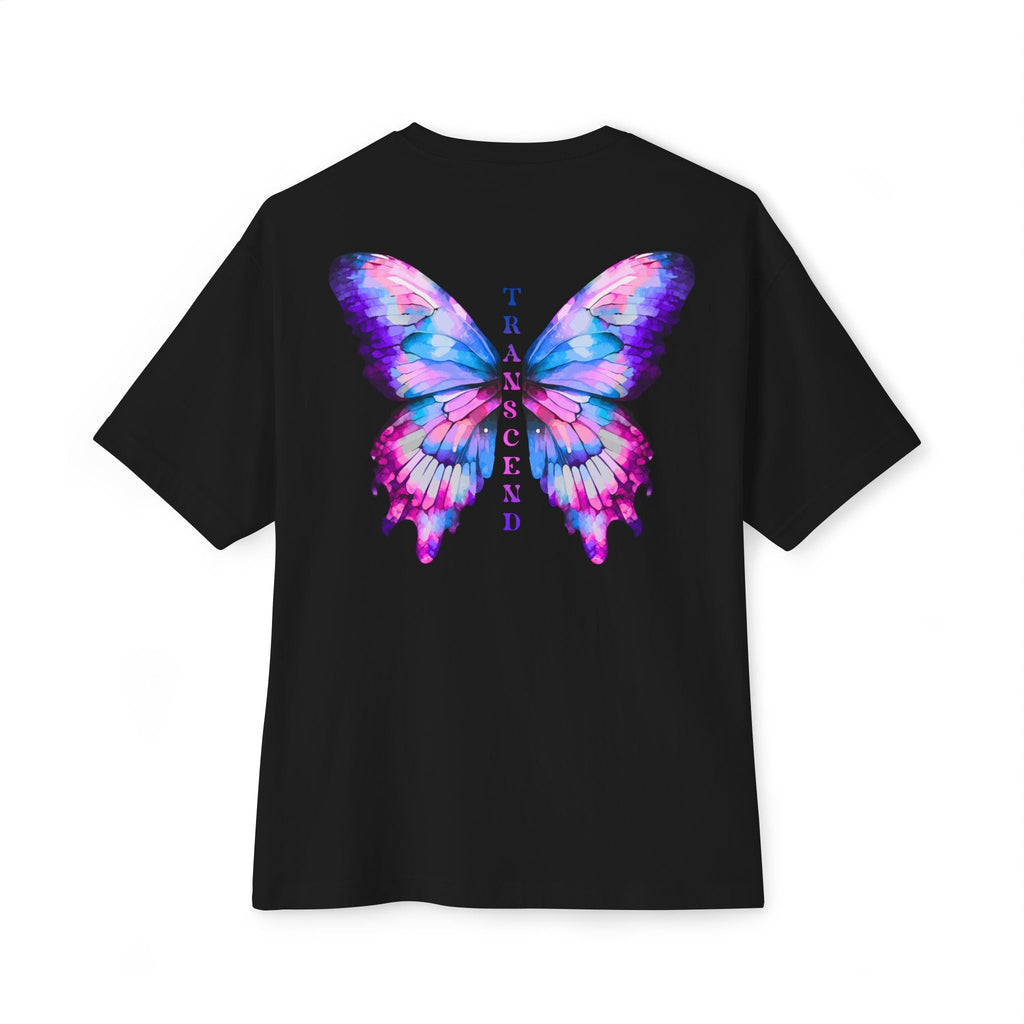 Transcend Butterfly Tee – Embrace Your Evolution Graphic (Unisex) Black