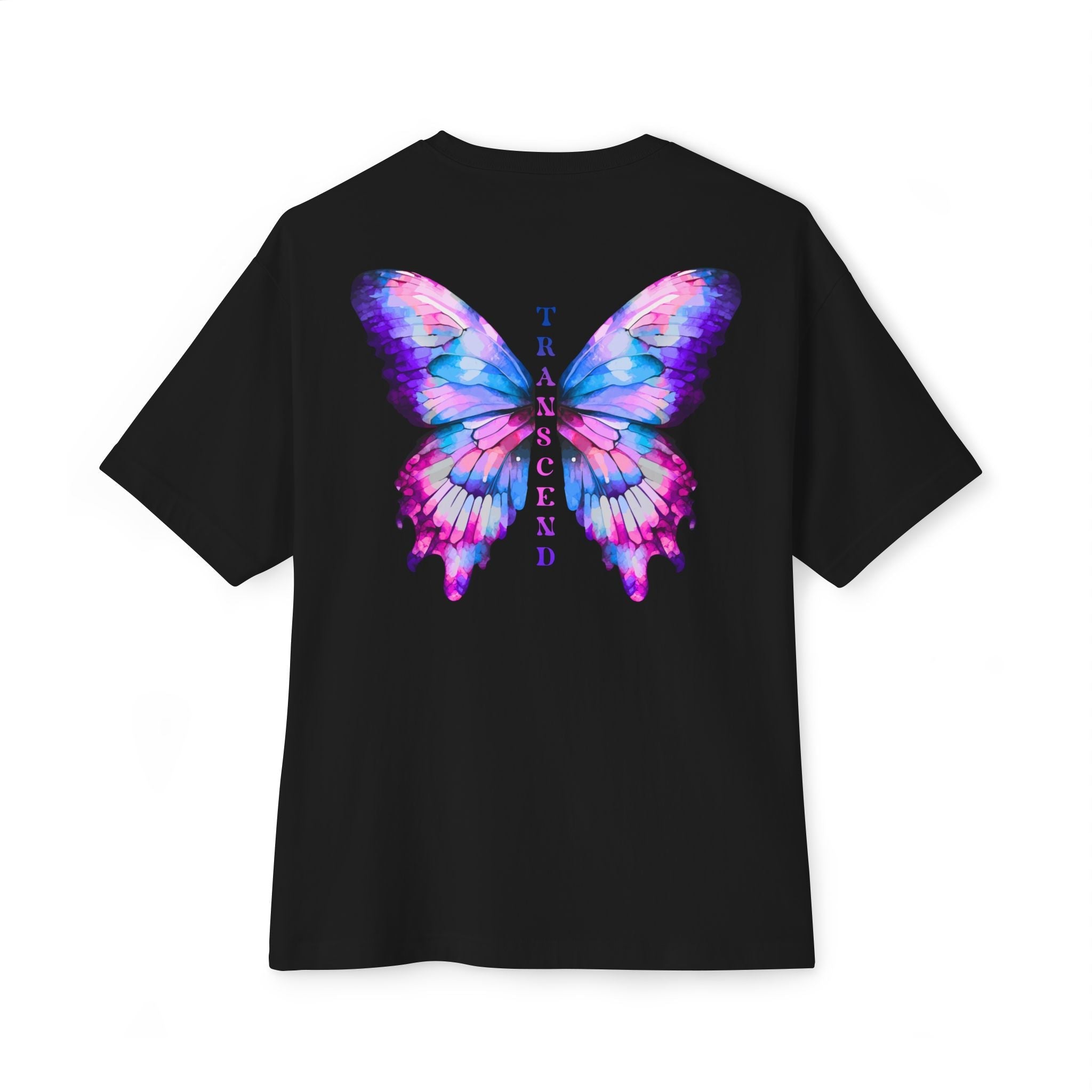 Transcend Butterfly Tee – Embrace Your Evolution Graphic (Unisex) Black
