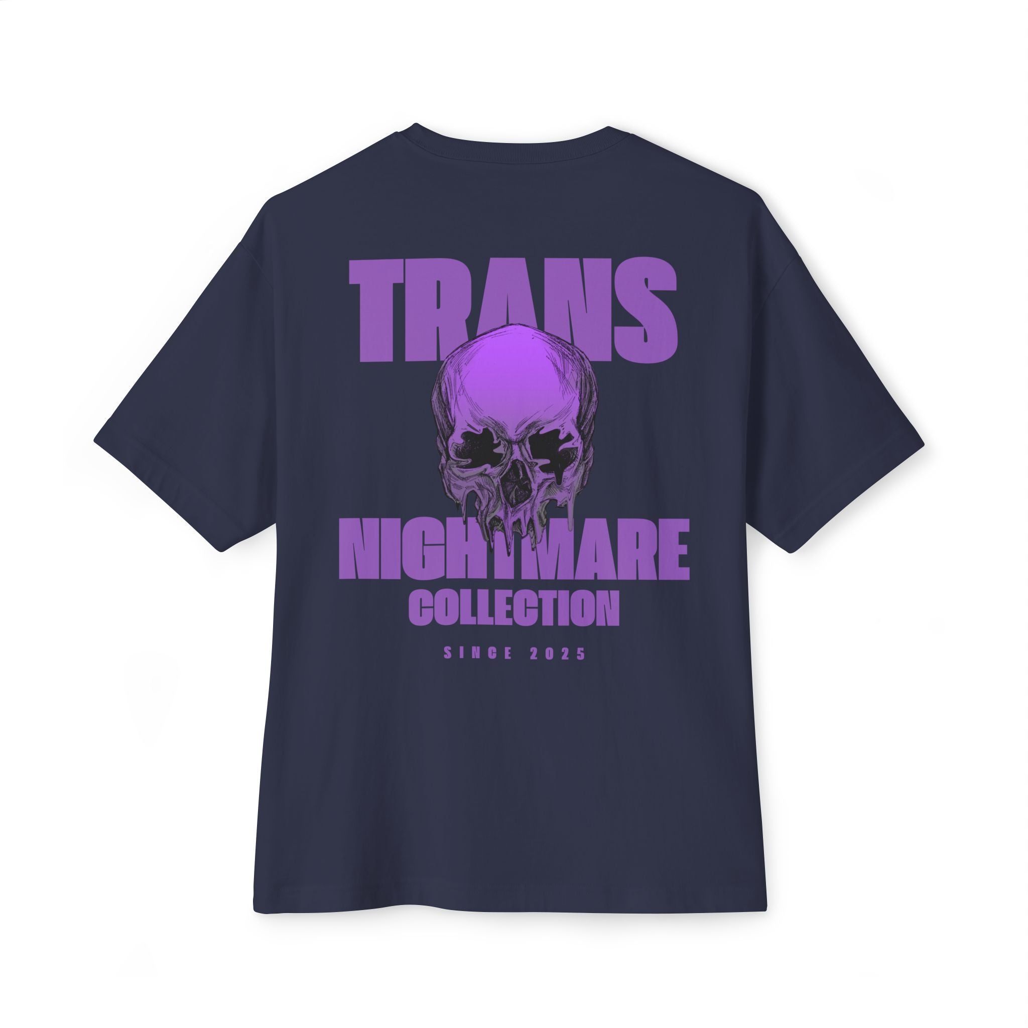 Nightmare Collection Transcend Oversized T-Shirt (Unisex) Navy