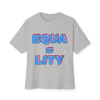 Equality Tee Transcend Comfy Cotton Graphic T-Shirt (Unisex) Athletic Grey