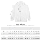 Nightmare Collection Zip-Up Transcend Hoodie (Unisex) Size Chart