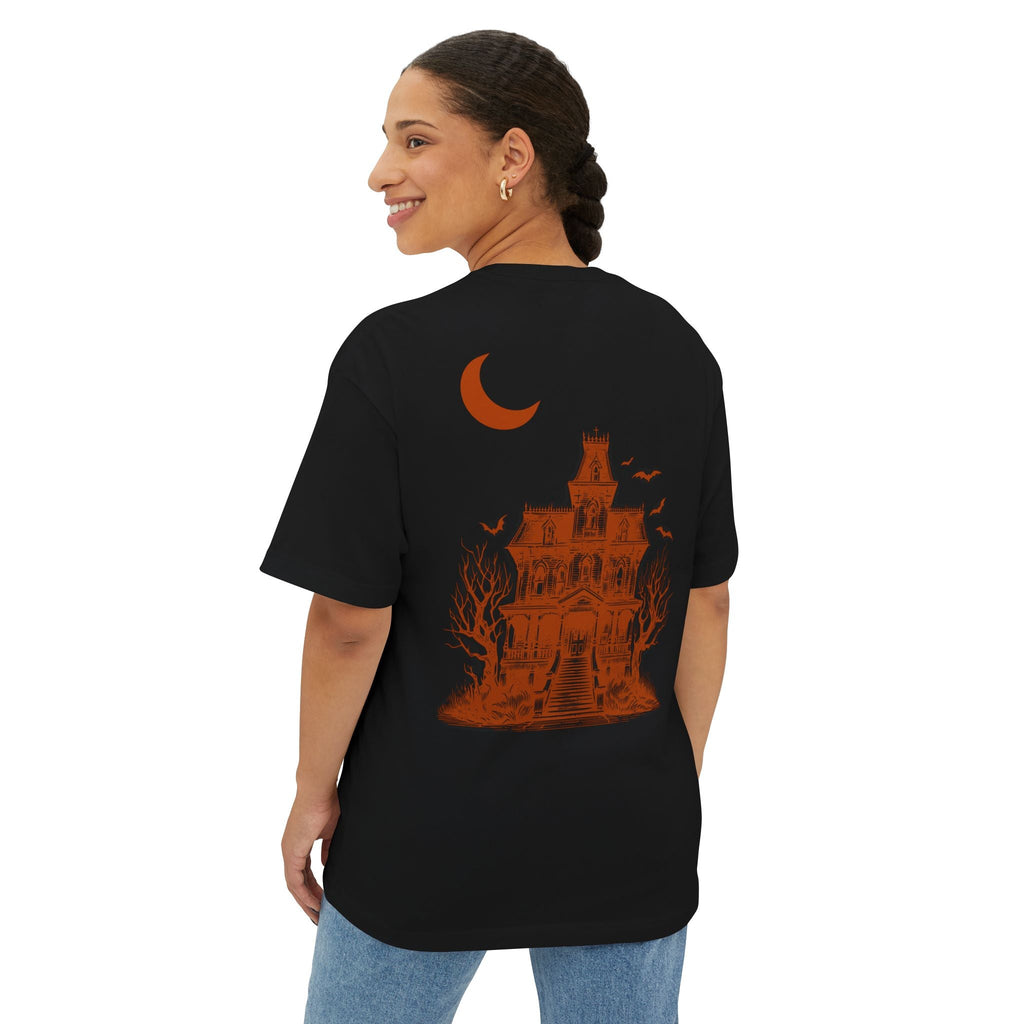 Haunted Manor Transcend Oversized T-Shirt (Unisex) Black