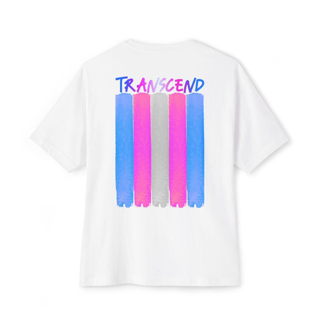 Transcend Flag Tee – Wear Your Truth Graphic Comfy Shirt (Unisex) White