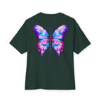 Transcend Butterfly Tee – Embrace Your Evolution Graphic (Unisex) Forest Green