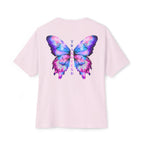 Transcend Butterfly Tee – Embrace Your Evolution Graphic (Unisex) Soft Pink