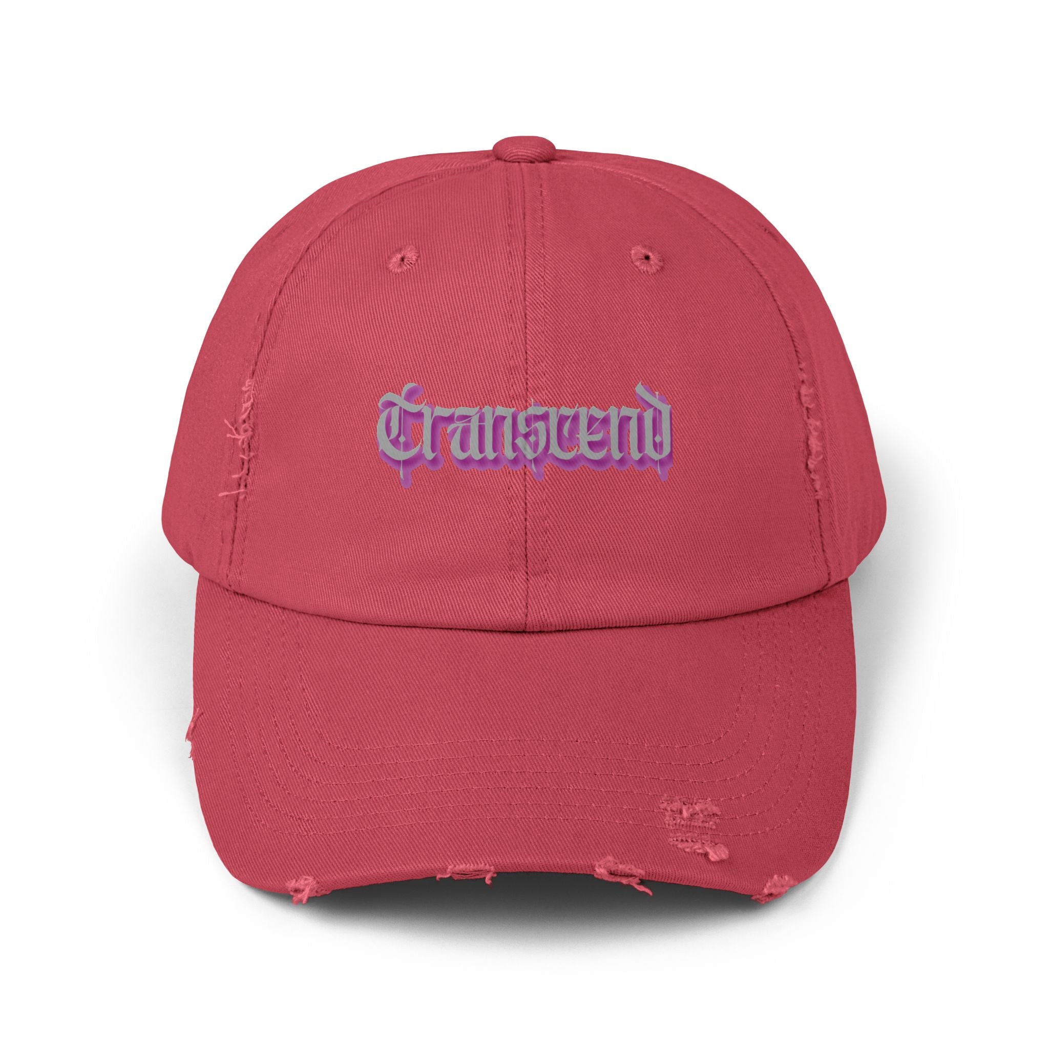 Transcend Gothic Graphic Blackletter Font Distressed Cap (Unisex) Dashing Red