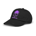 Nightmare Collection Distressed Transcend Baseball Cap (Unisex) Black