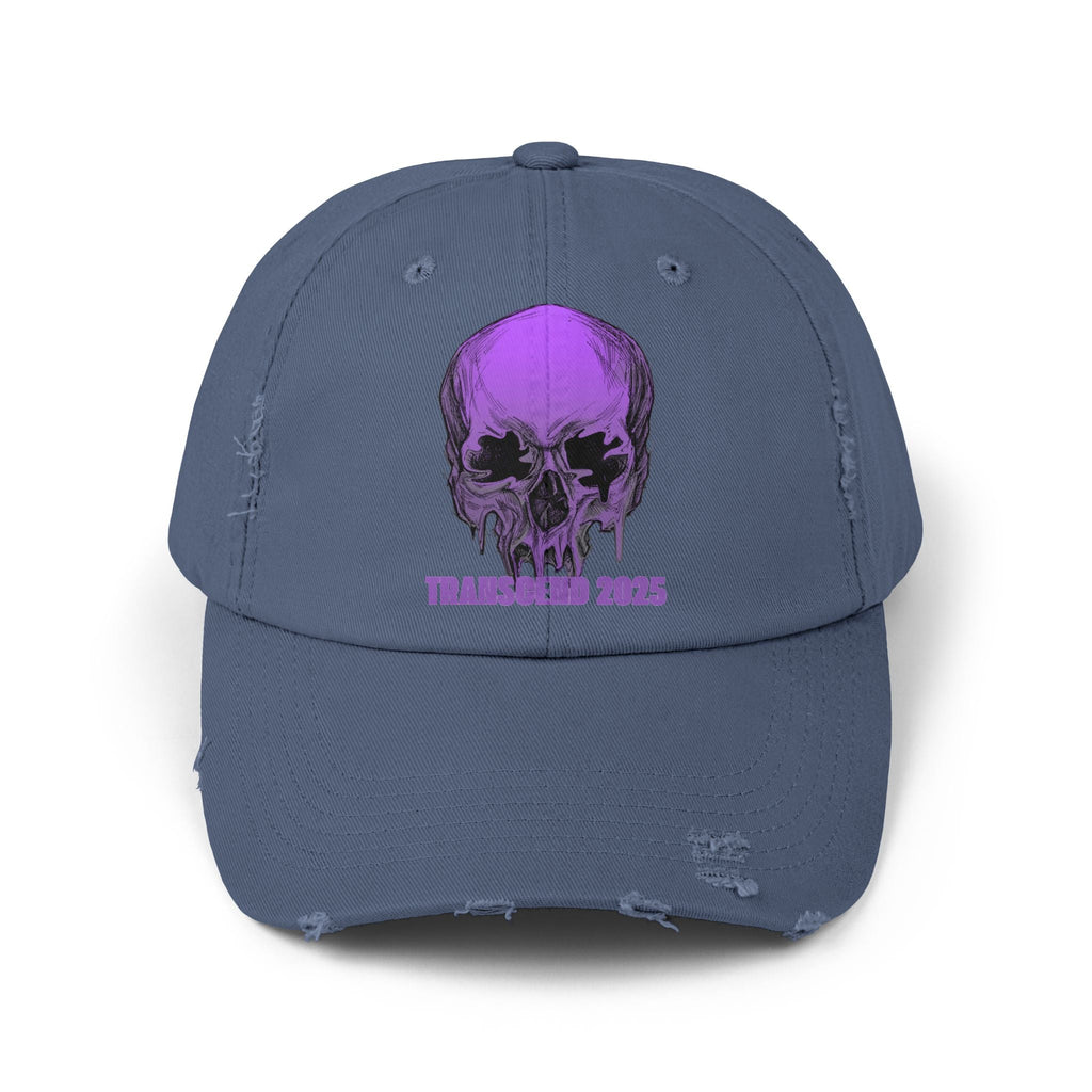 Nightmare Collection Distressed Transcend Baseball Cap (Unisex) Scotland Blue