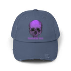 Nightmare Collection Distressed Transcend Baseball Cap (Unisex) Scotland Blue