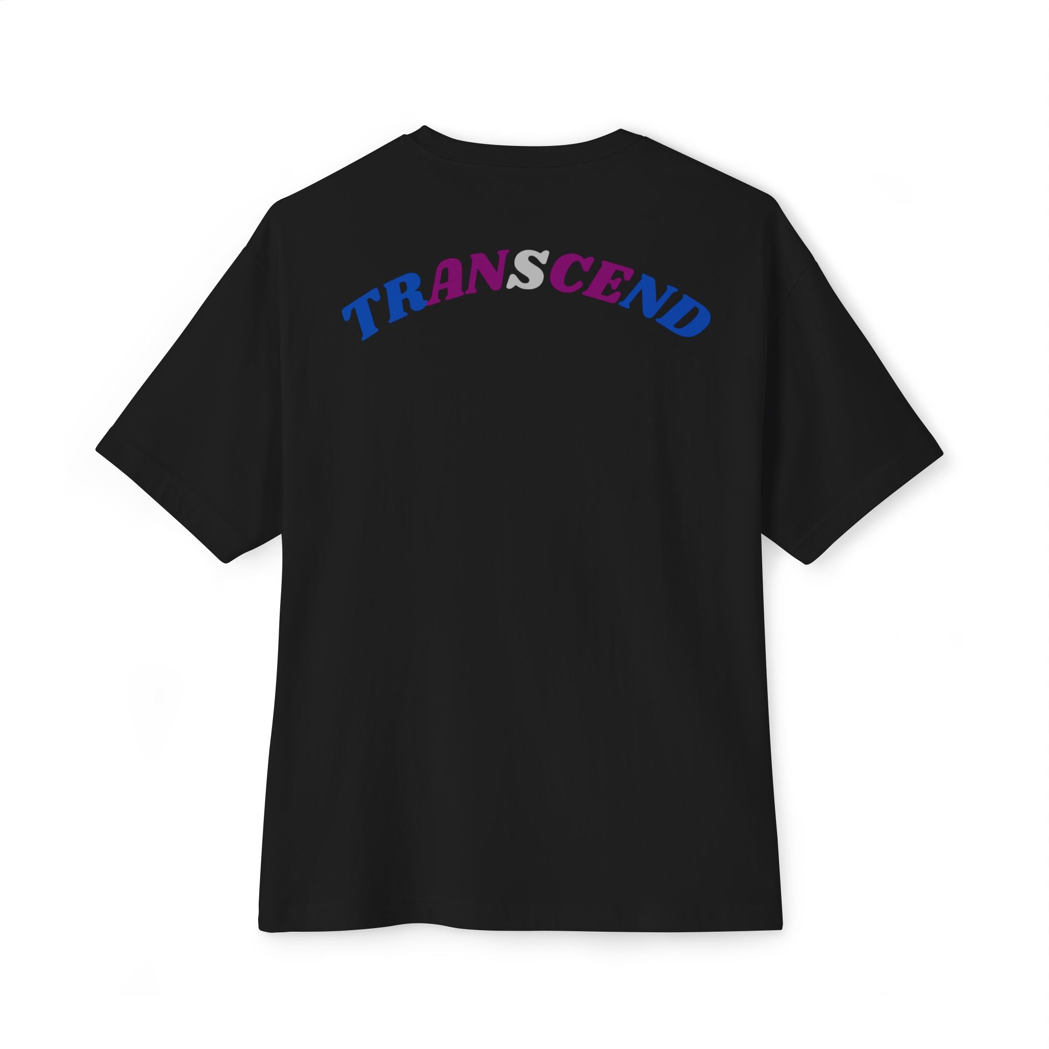 Love Everyone Gothic Graphic Oversized Transcend T-Shirt (Unisex) Black