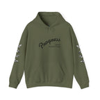 Progress Over Perfection Graphic Hooded Comfy Sweatshirt (Unisex) Military Green
