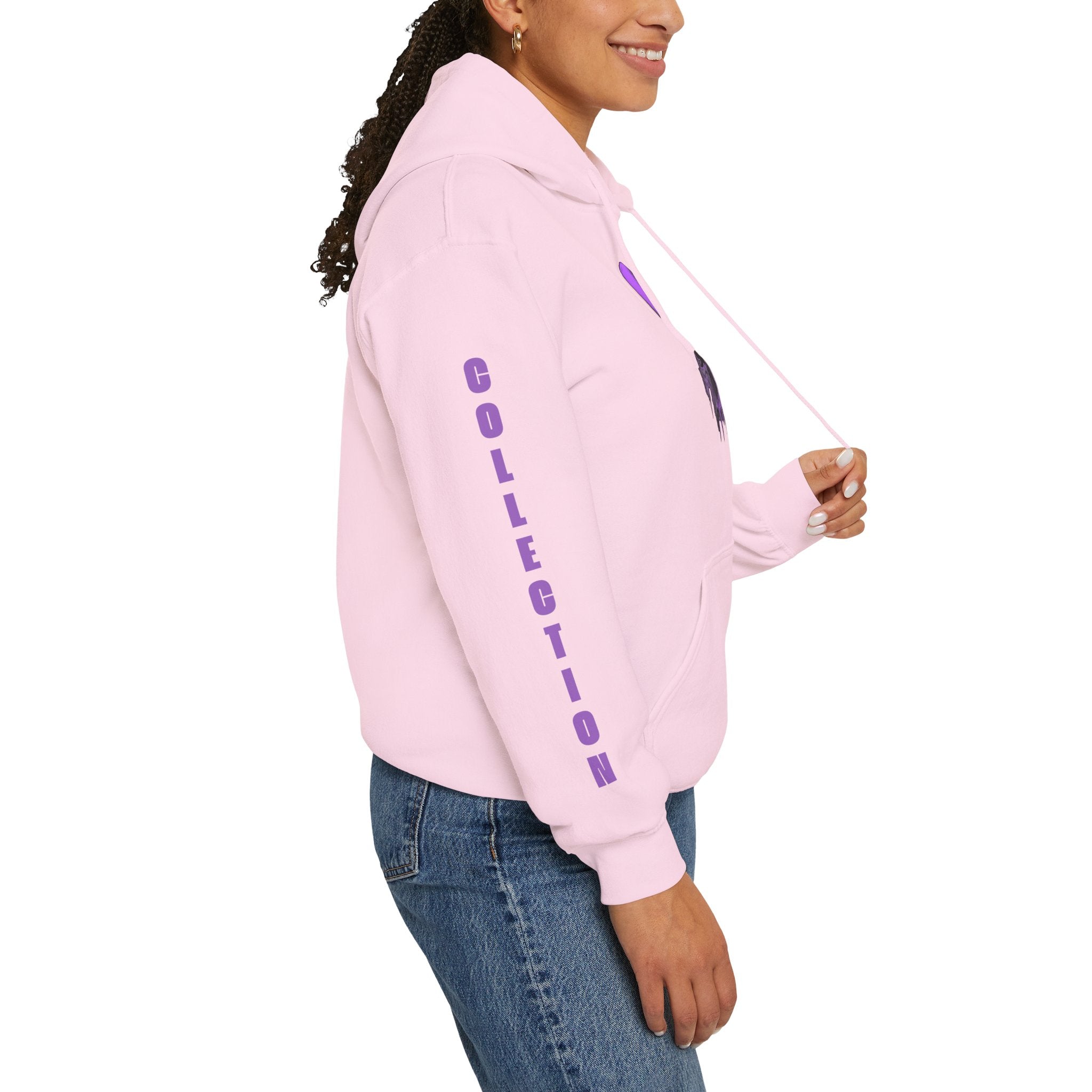 Nightmare Collection Transcend Hooded Sweatshirt (Unisex) Light Pink