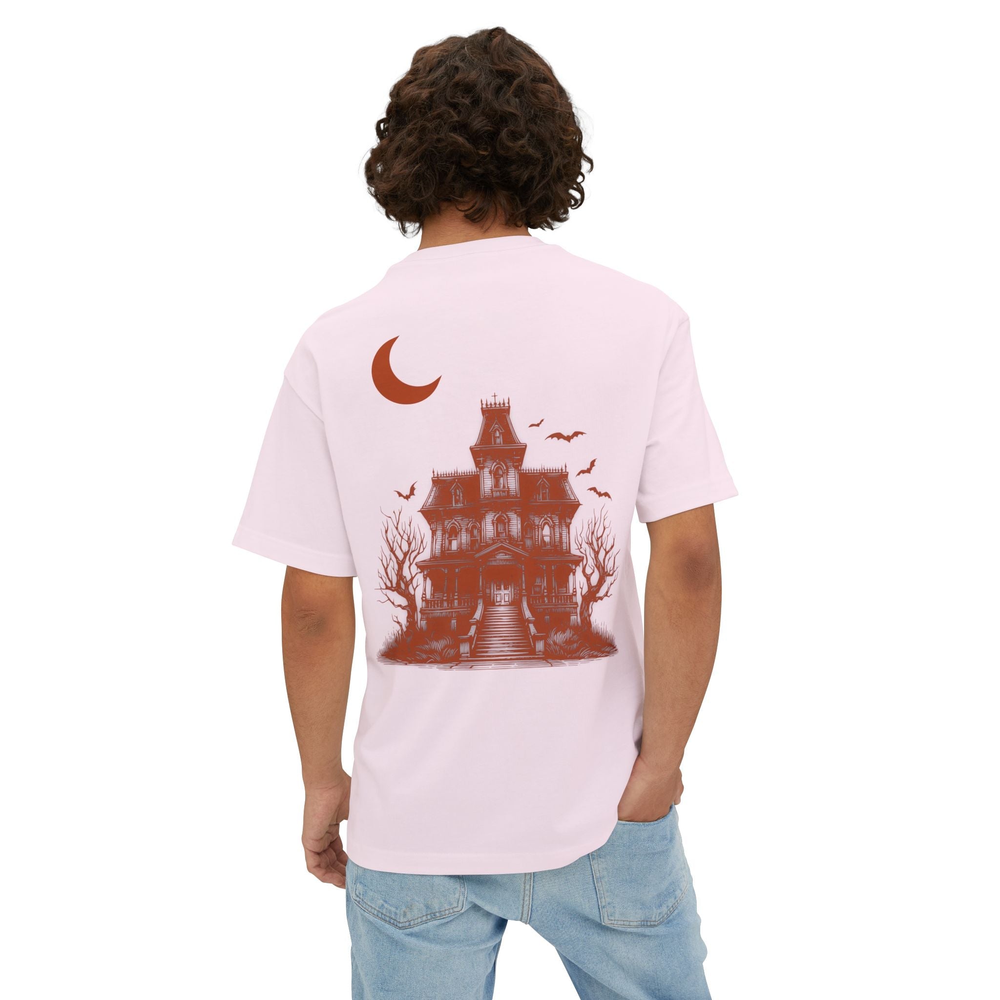 Haunted Manor Transcend Oversized T-Shirt (Unisex) Soft Pink