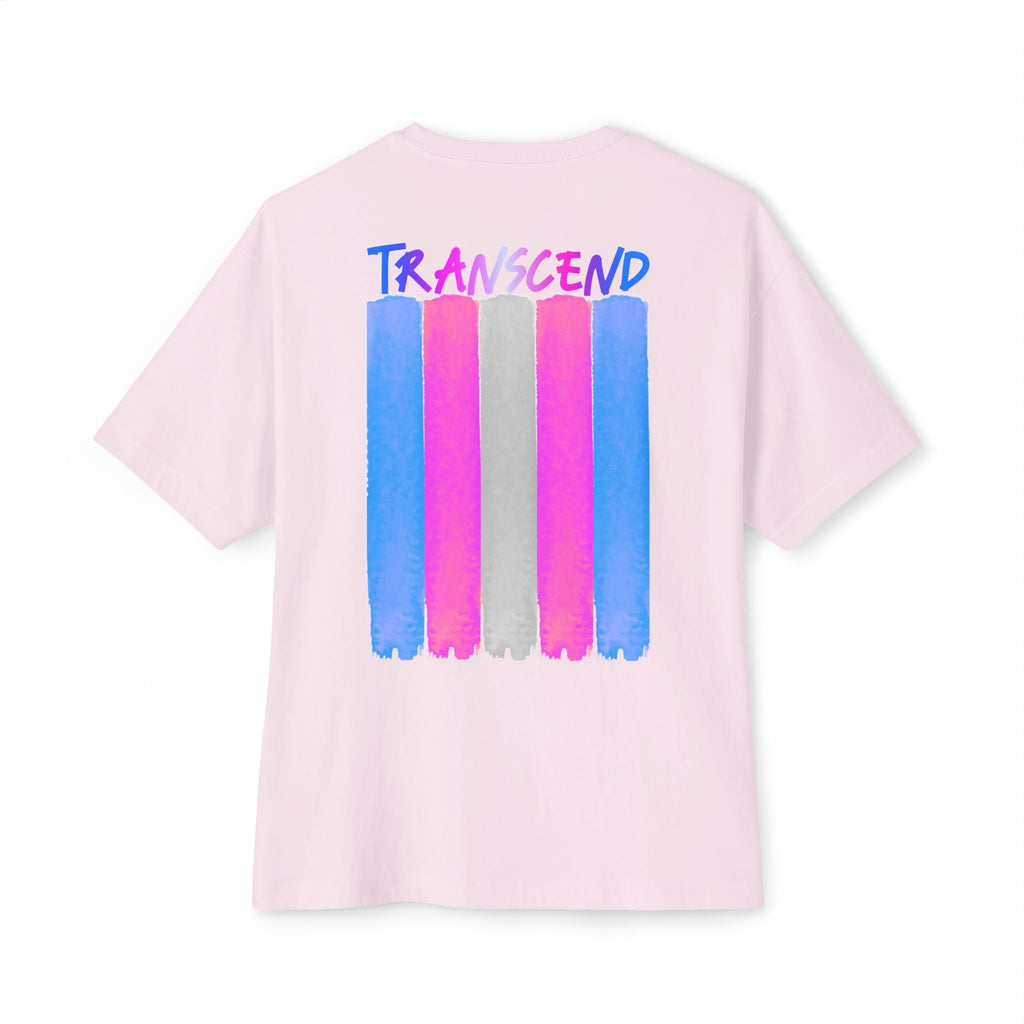 Transcend Flag Tee – Wear Your Truth Graphic Comfy Shirt (Unisex) Soft Pink