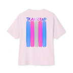 Transcend Flag Tee – Wear Your Truth Graphic Comfy Shirt (Unisex) Soft Pink