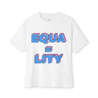 Equality Tee Transcend Comfy Cotton Graphic T-Shirt (Unisex) White
