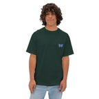 Bite Back Transcend Oversized Boxy T-Shirt (Unisex) Forest