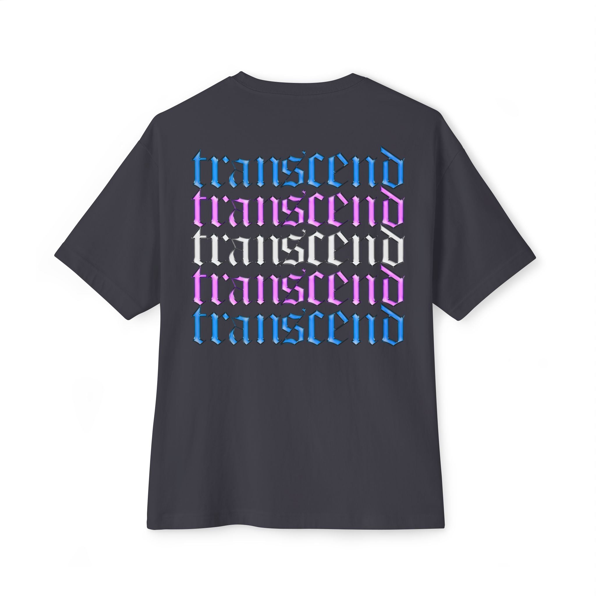 Transcend Blackletter Font Gothic Graphic Transcend T-Shirt (Unisex) Dark Gray
