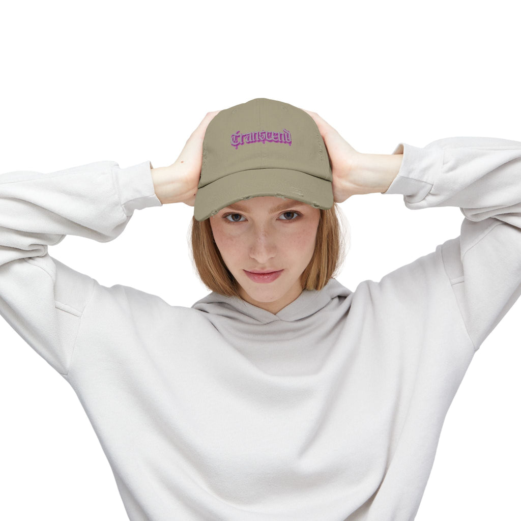 Transcend Gothic Graphic Blackletter Font Distressed Cap (Unisex) Light Olive