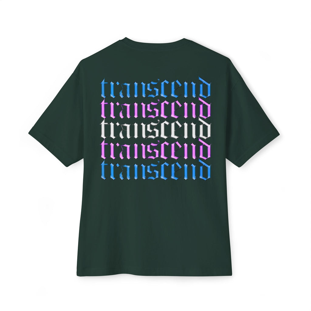 Transcend Blackletter Font Gothic Graphic Transcend T-Shirt (Unisex) Forest Green