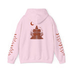 Haunted Manor Transcend Hooded Sweatshirt (Unisex) Light Pink