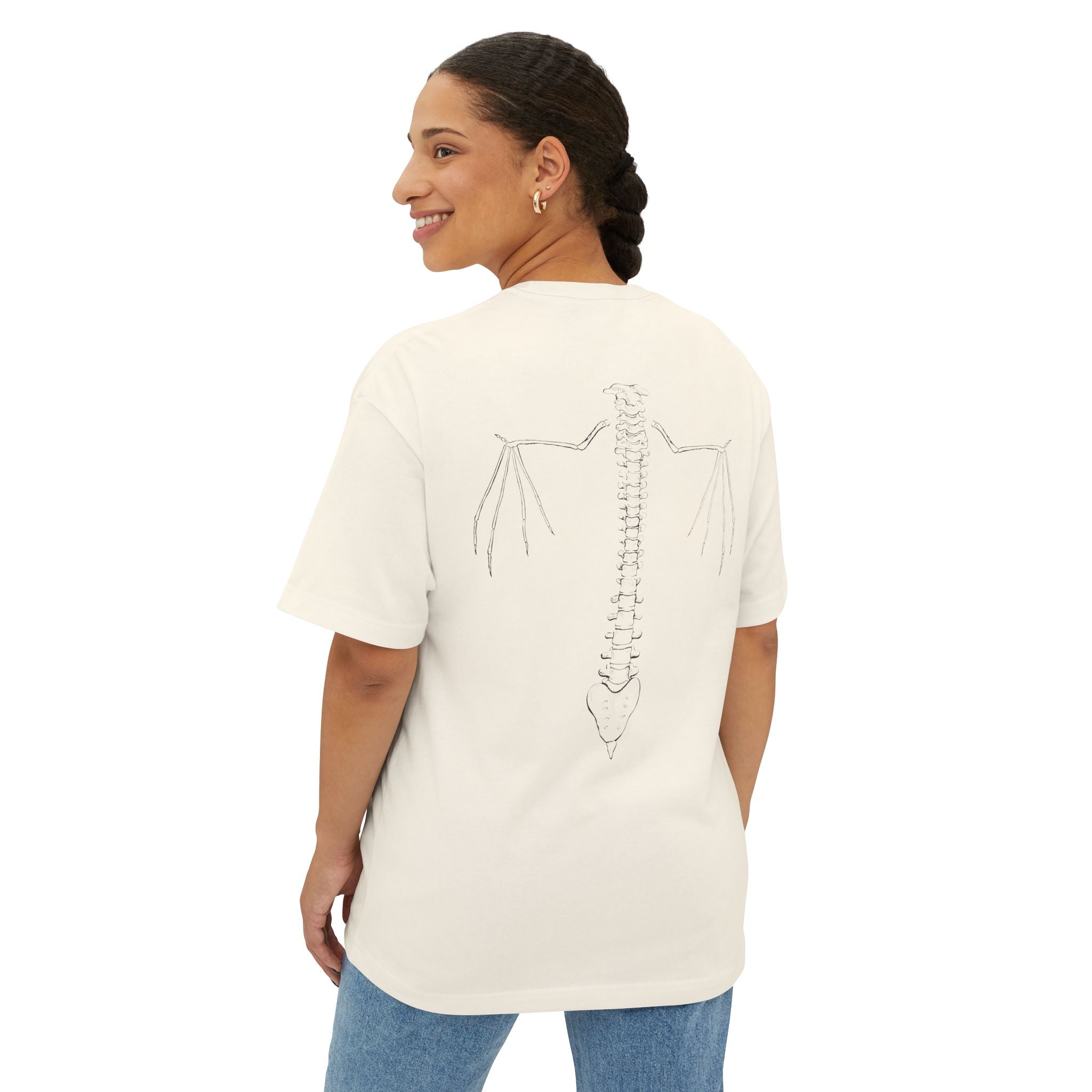 Open Heart Transcend Oversized T-Shirt (Unisex) Natural