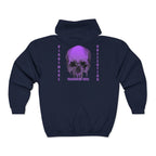 Nightmare Collection Zip-Up Transcend Hoodie (Unisex) Navy