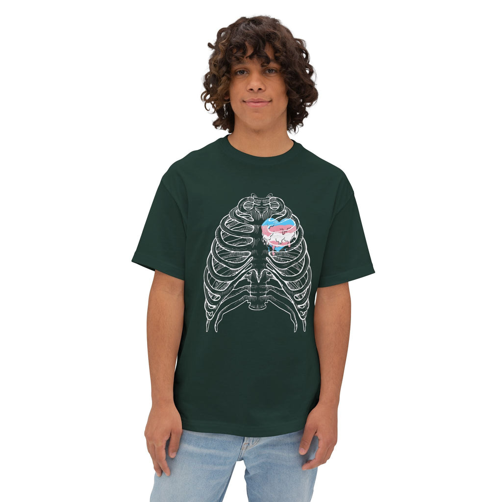 Open Heart Transcend Oversized T-Shirt (Unisex) Forest