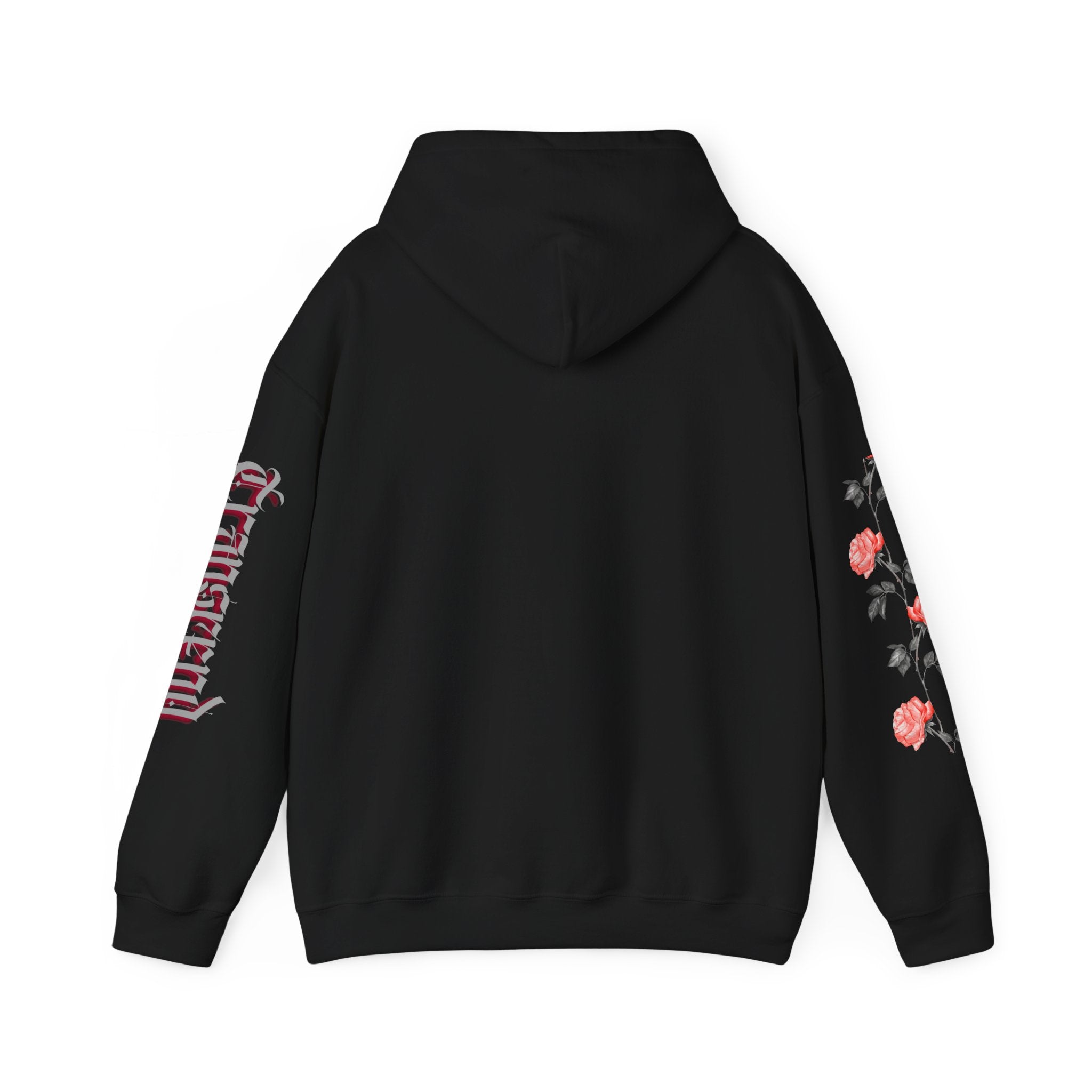 Love Everyone Gothic Graphic Transcend Hoodie Sweatshirt (Unisex) Black