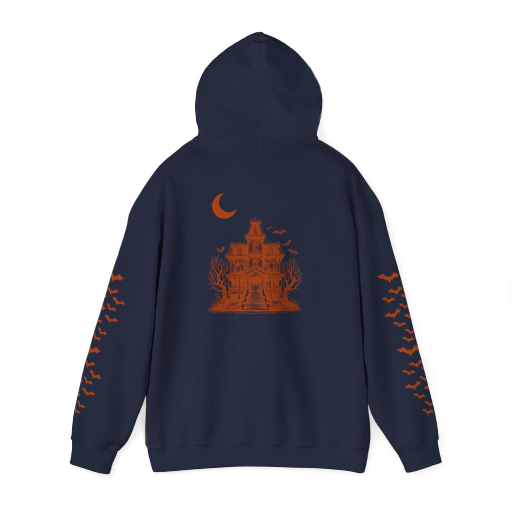 Haunted Manor Transcend Hooded Sweatshirt (Unisex) Navy