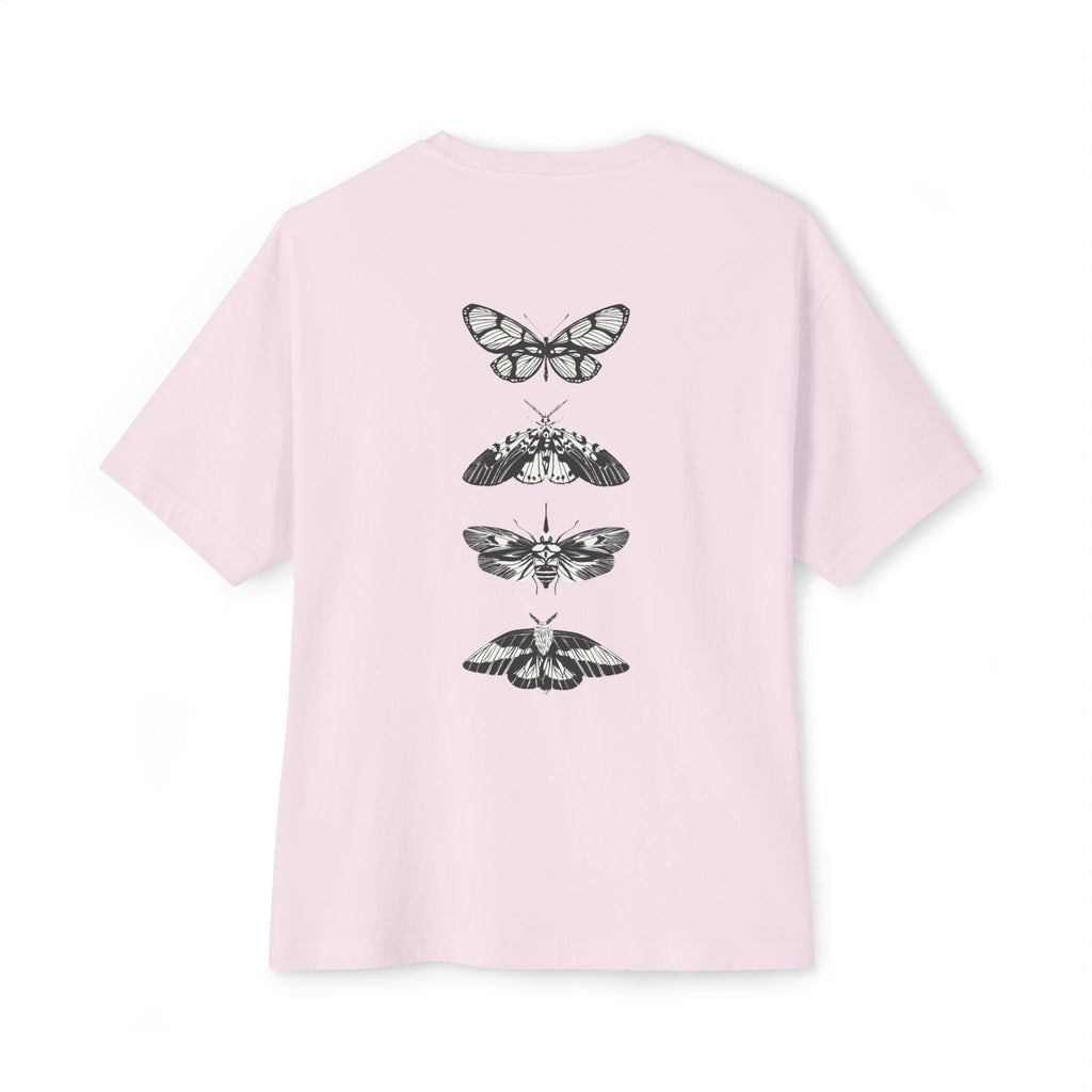 Progress Over Perfection Graphic Oversized Boxy T-Shirt (Unisex) Soft Pink