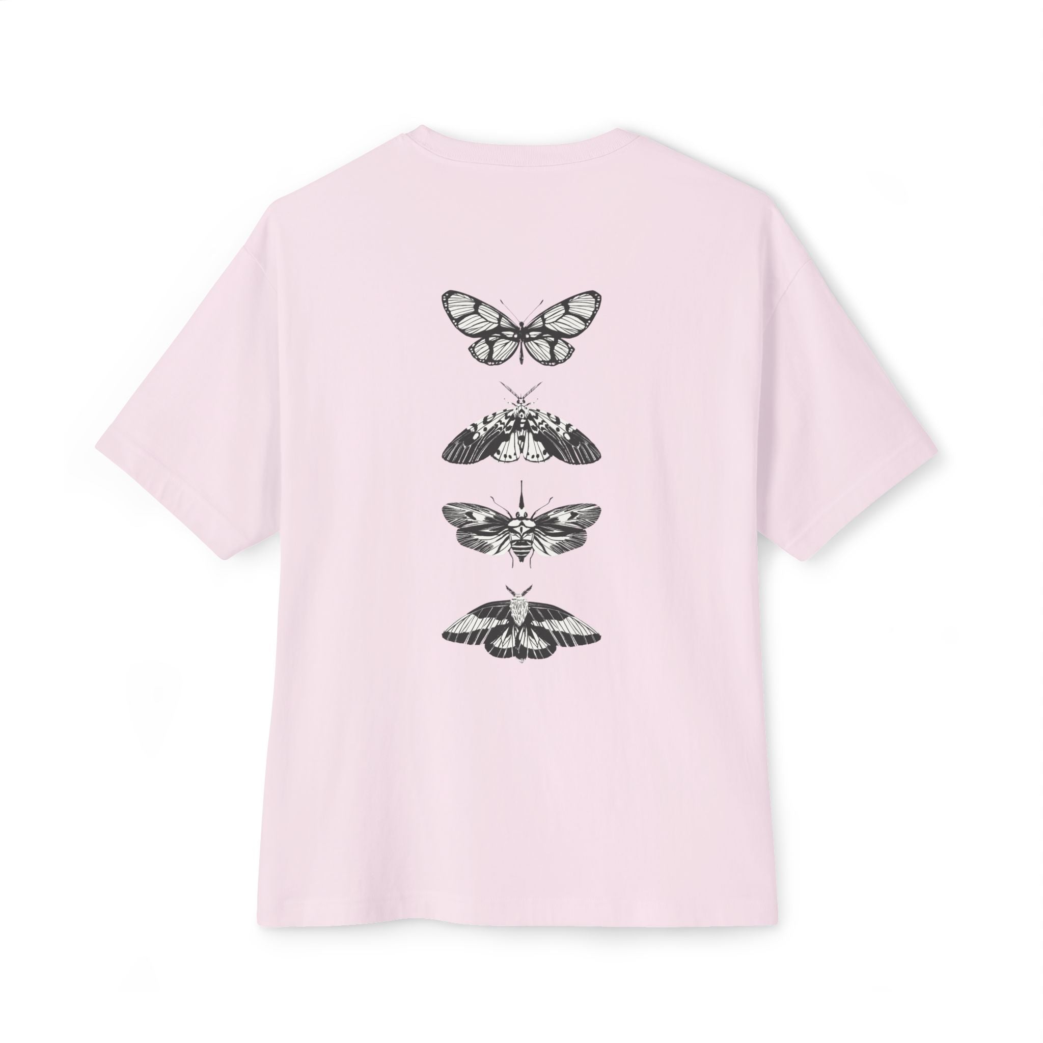 Progress Over Perfection Graphic Oversized Boxy T-Shirt (Unisex) Soft Pink
