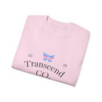 Transcend CO. Premium Tee Ultra Cotton Graphic T-Shirt (Unisex) Soft Pink