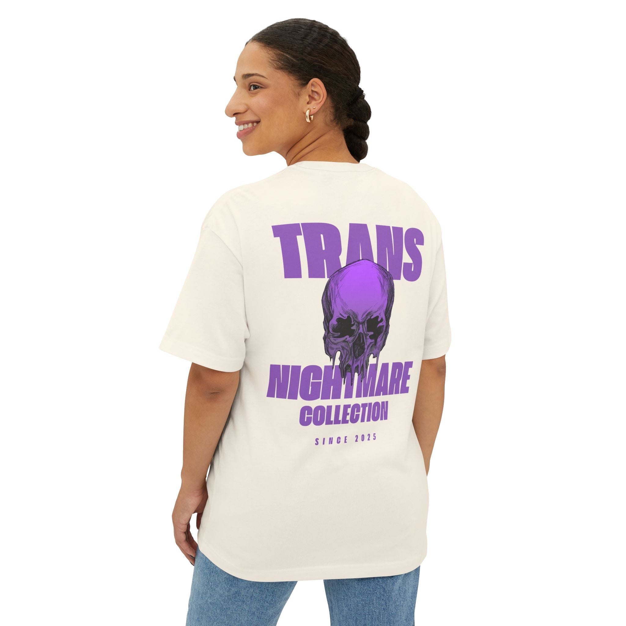Nightmare Collection Transcend Oversized T-Shirt (Unisex) Natural