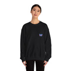 Transcend Logo Crewneck Graphic Long Sleeve Comfy Cotton (Unisex) Black