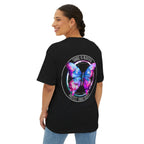 Trans Is Beautiful Butterfly Graphic Comfy Cotton T-Shirt (Unisex) Black