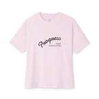 Progress Over Perfection Graphic Oversized Boxy T-Shirt (Unisex) Soft Pink