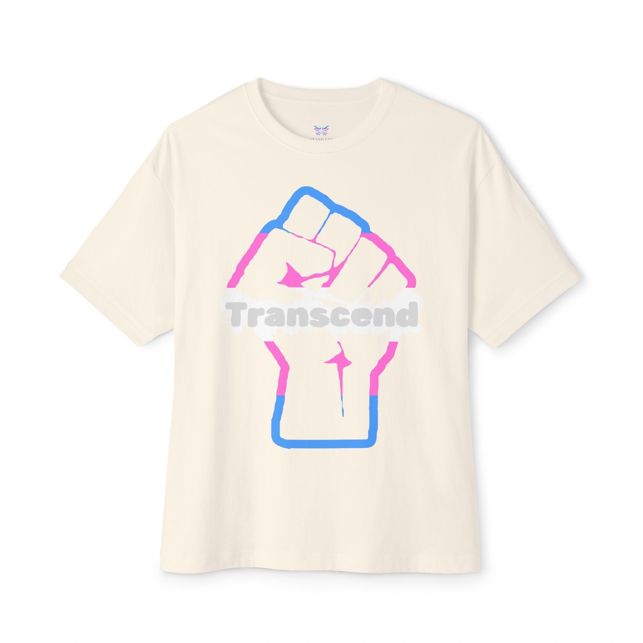 Transcend Power Fist Tee – Strength in Identity T-Shirt (Unisex) Natural