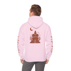 Haunted Manor Transcend Hooded Sweatshirt (Unisex) Light Pink