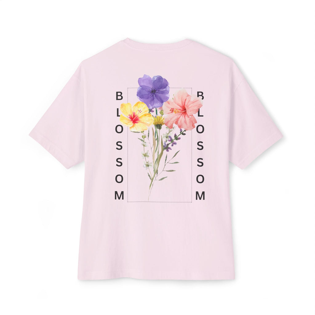 Blossom Floral Tee Shirt Transcend Graphic Oversized Shirt (Unisex) Soft Pink