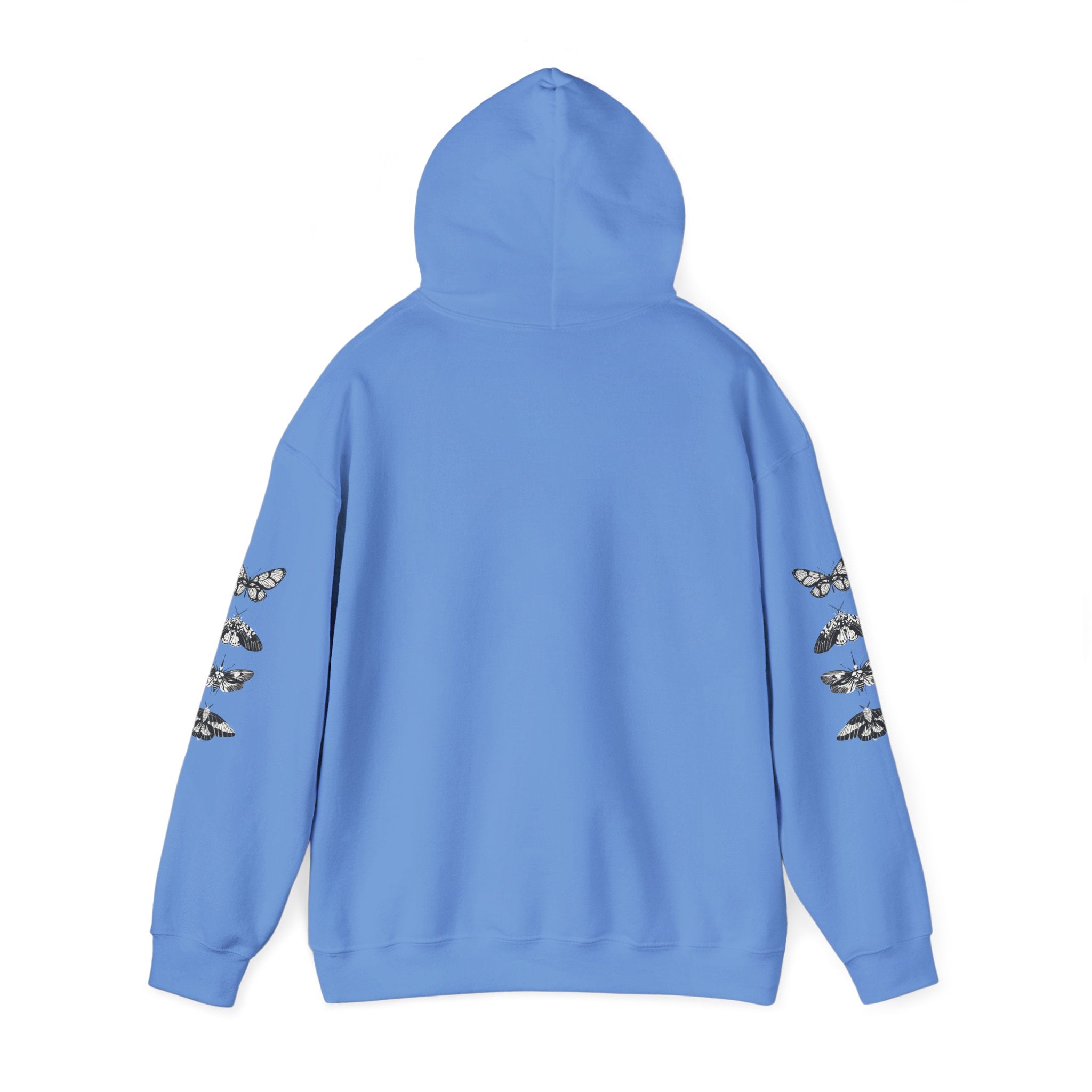 Progress Over Perfection Graphic Hooded Comfy Sweatshirt (Unisex) Carolina Blue